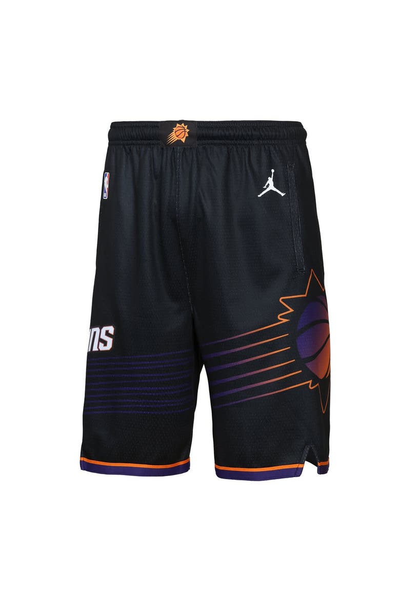 Youth Jordan Brand  Black Phoenix Suns Authentic Statement Edition Swingman Shorts, Alternate, color, Black