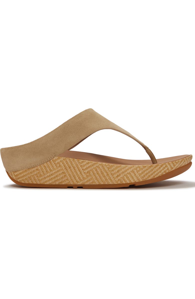 FitFlop Lulu Lux Graphic TP Sandal, Alternate, color, Cappuccino