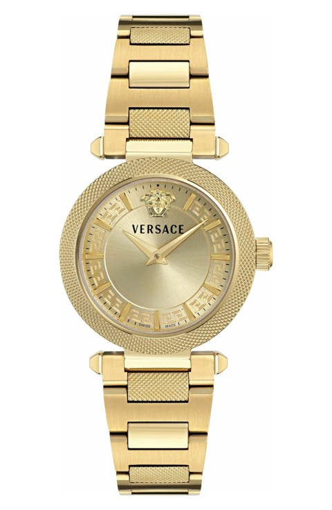 V-Musa Goldtone Bracelet Watch, 35mm