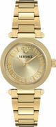 Versace V-Musa Goldtone Bracelet Watch, 35mm