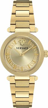 Versace V-Musa Goldtone Bracelet Watch, 35mm