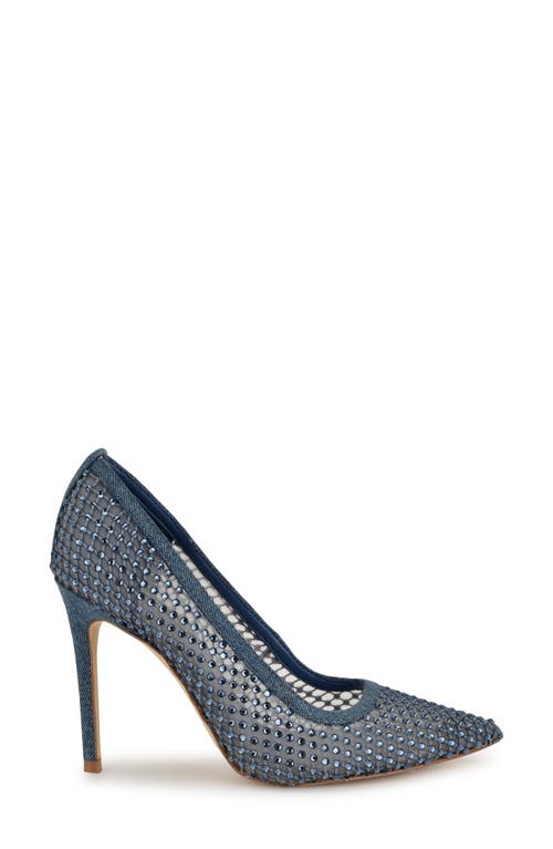 NINE WEST NINE WEST FRESHE CRYSTAL EMBELLISHED PUMP