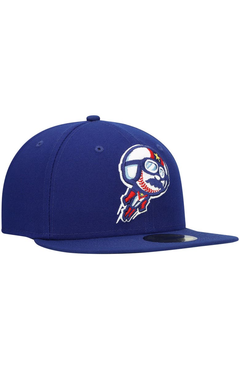 New Era Men's New Era Royal Kannapolis Cannon Ballers Authentic Collection Team Home 59FIFTY Fitted Hat, Alternate, color, 