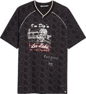 Palm Angels Starry Palm Cotton Graphic T-Shirt