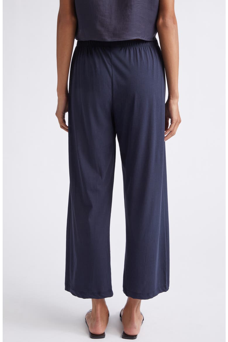 Milo Crop Cotton Pants, Alternate, color, MIDNIGHT