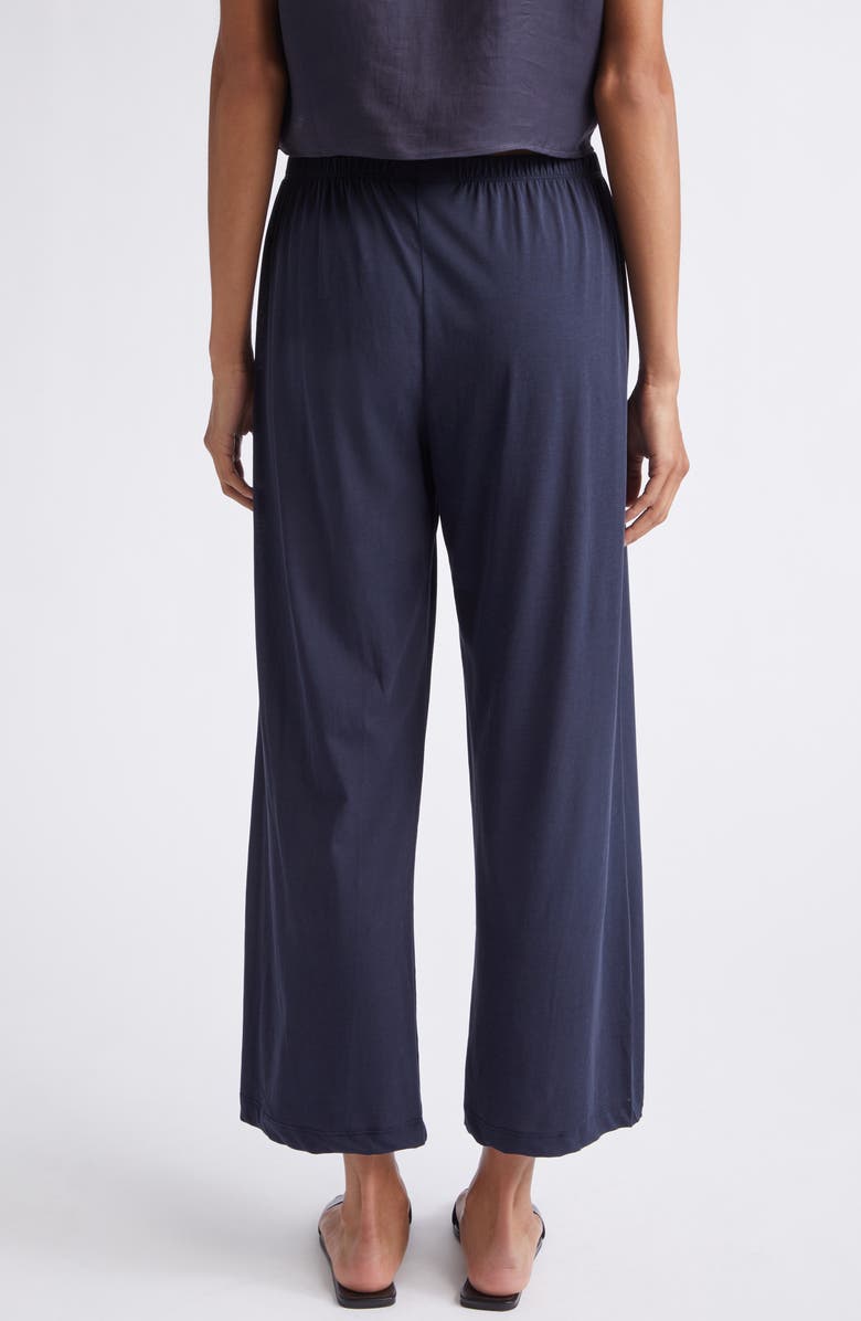 LESET Milo Crop Cotton Pants, Alternate, color, Midnight