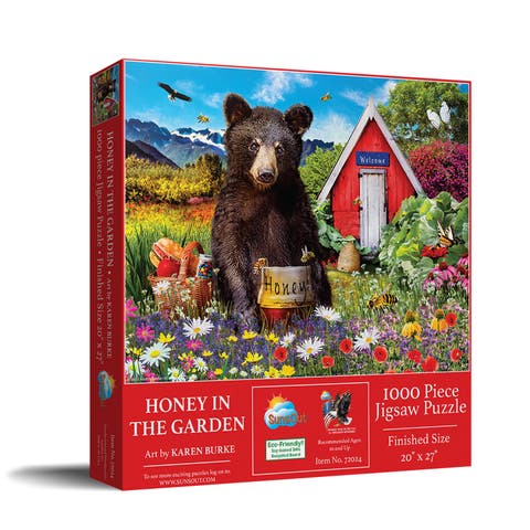 Honey in the Garden 1000 piece Jigsaw Puzzle for Adults