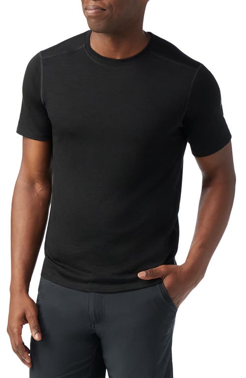 Smartwool Merino Wool Short Sleeve T-shirt In Black