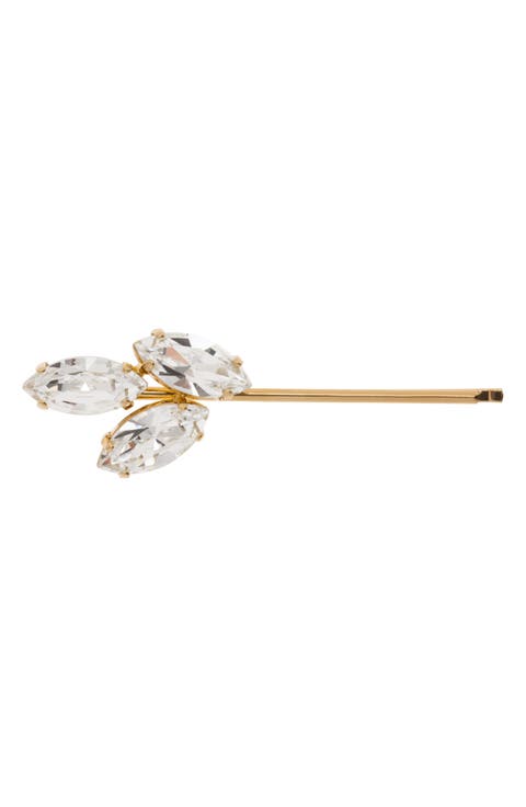 Triple Crystal Bobby Pin