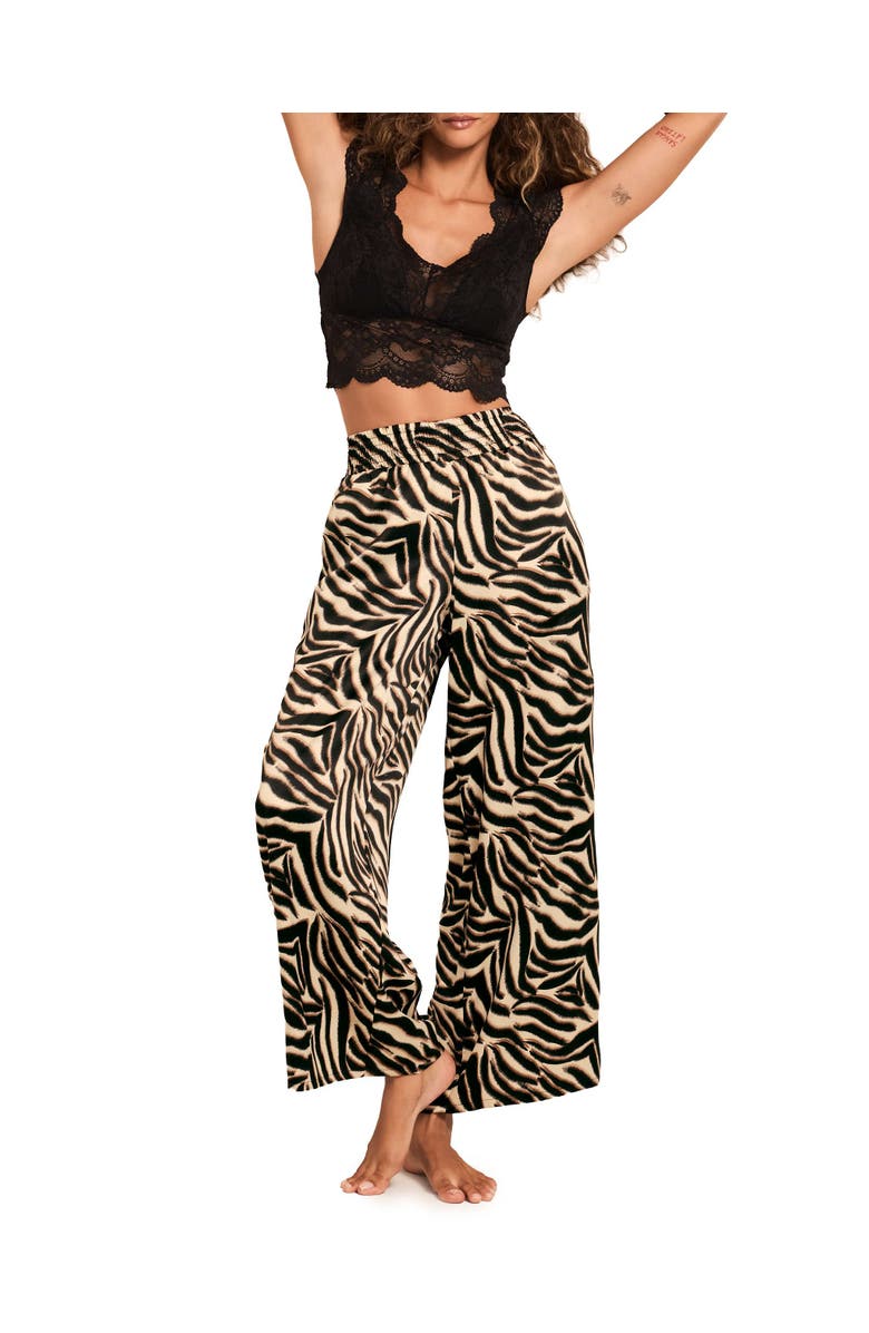Adore Me Finola Lounge Set, Main, color, Zebra Print