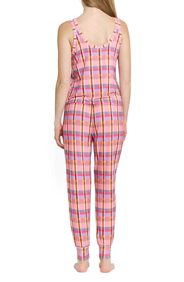 Honeydew All American Jersey Pajamas, Alternate, color, Madras