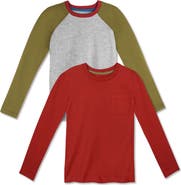 Mightly Organic Cotton Kids Long Sleeve T-Shirt 2-pack