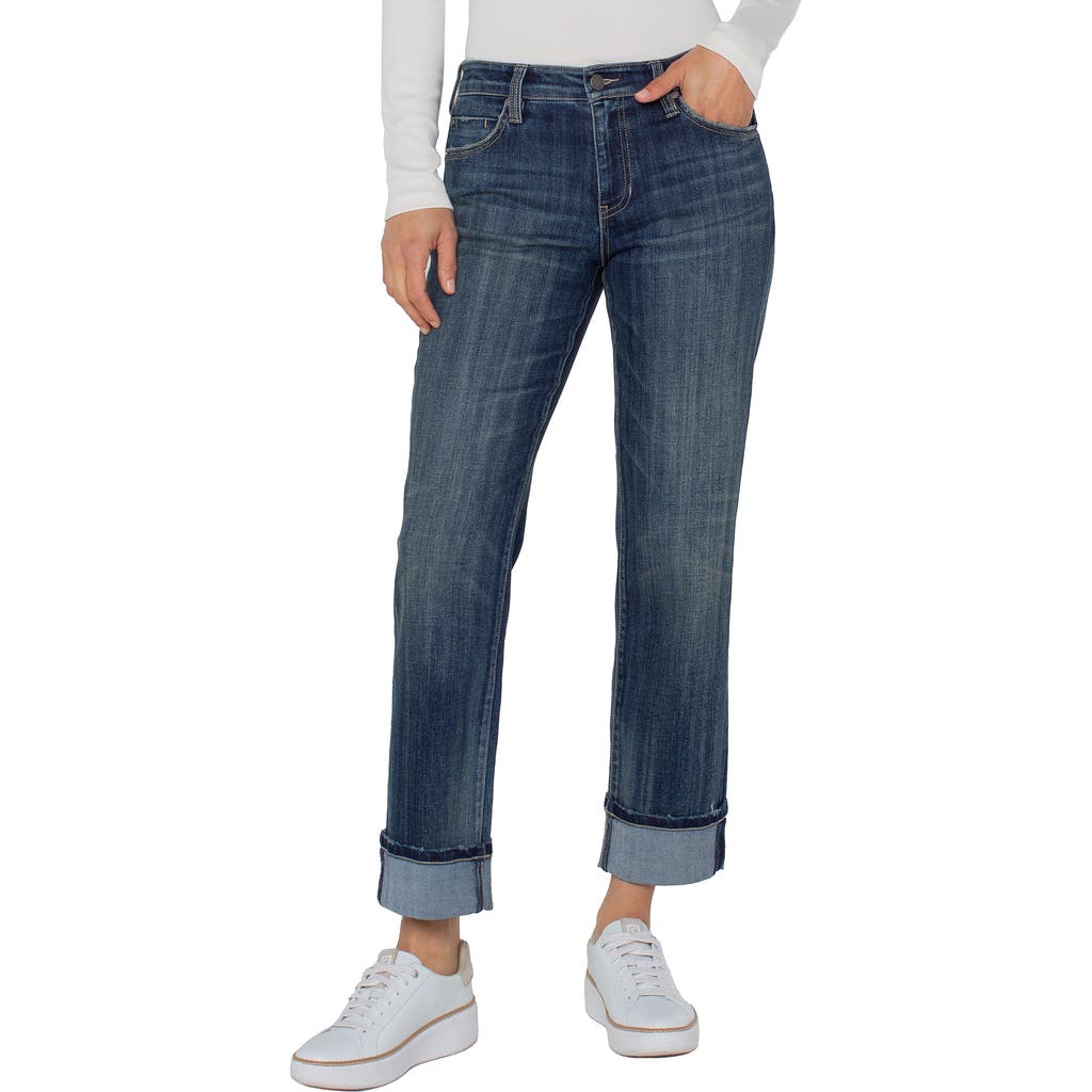 Liverpool Los Angeles Marley Ankle Girlfriend Jeans In Brown