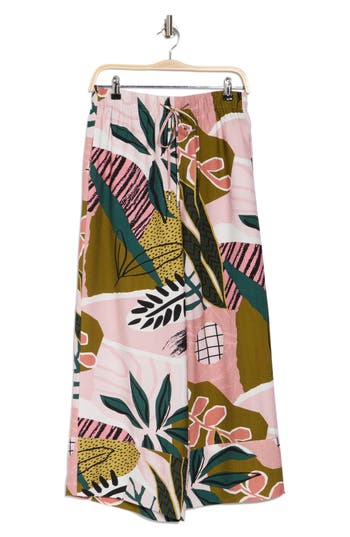 ADRIANNA PAPELL ADRIANNA PAPELL STRETCH COTTON TIE WAIST PANTS