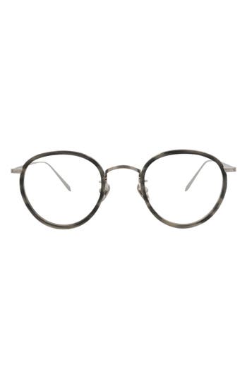Maui Jim 46mm Round Optical Frames In Gray