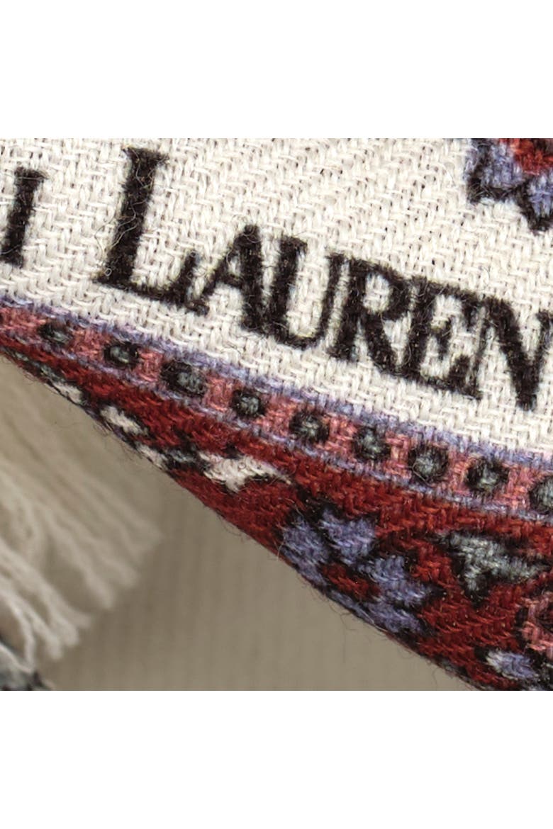 Wool Paisley Oblong, Alternate, color, Cream