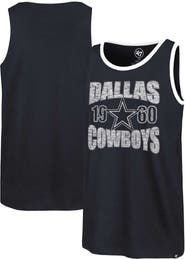 '47 Men's '47 Navy Dallas Cowboys Upload Franklin Tank Top