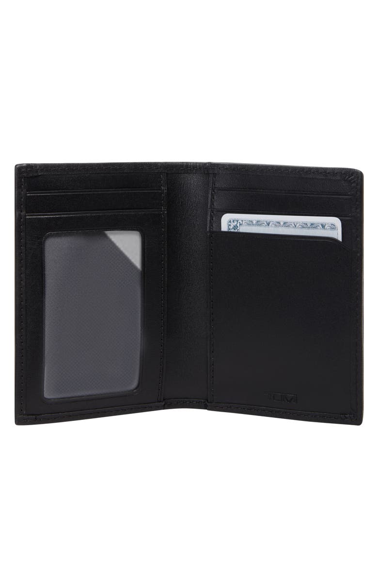 Multi Window Leather Card Case, Alternate, color, NAVY