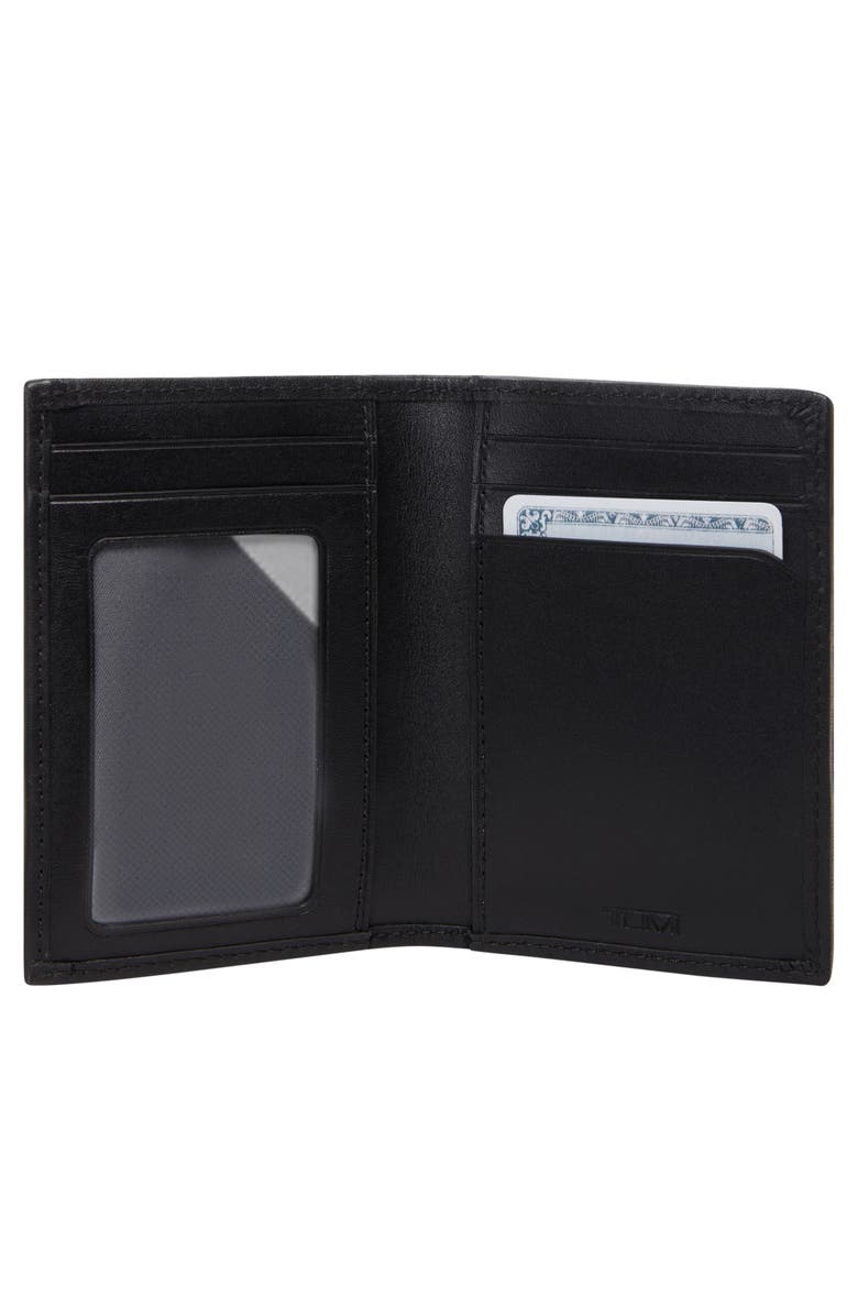 TUMI Multi Window Leather Card Case, Alternate, color, Navy