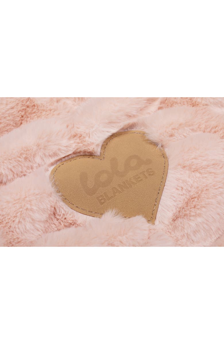 LOLA BLANKETS Original Throw Blanket, Alternate, color, Sugar Petal Two-Tone