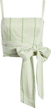 Hill House Home Miranda Stripe Crop Top