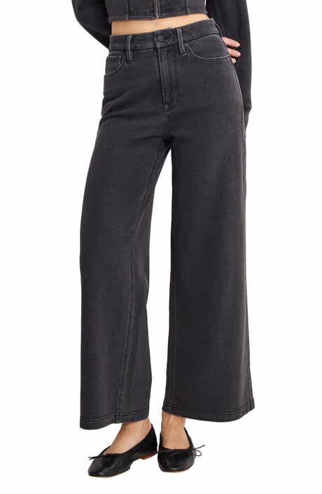 Jeanius Good Skate High Waist Crop Wide Leg Jeans