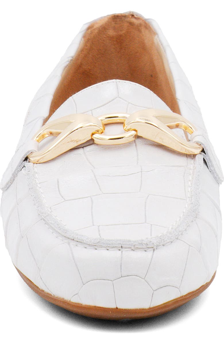 Amalfi by Rangoni Decano Croc Embossed Loafer, Alternate, color, Gesso Cocco Bengali