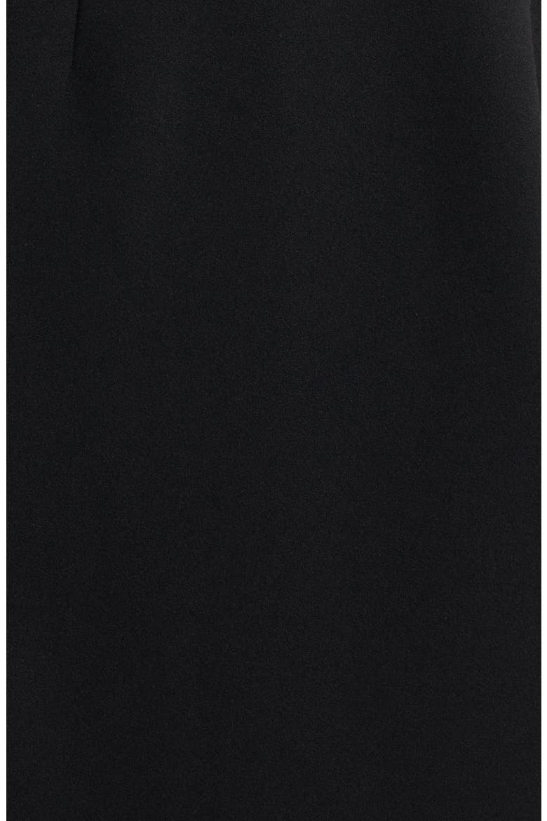 Wrap Overlay Sheath Dress, Alternate, color, ANNE BLACK