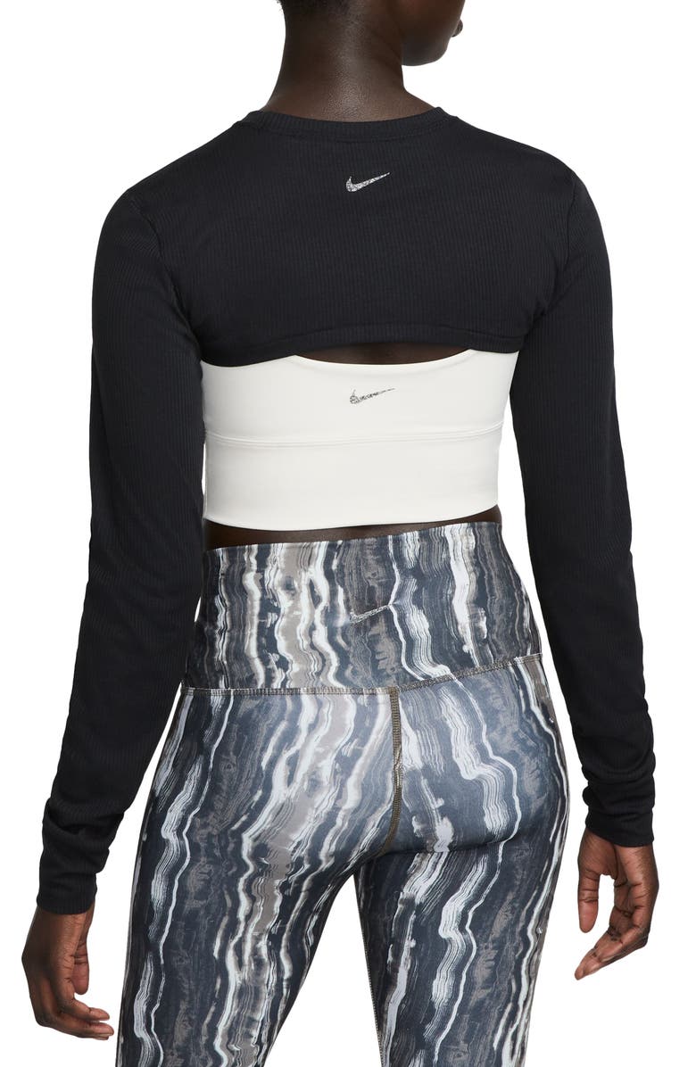 Nike Yoga Luxe Rib Shrug, Alternate, color,