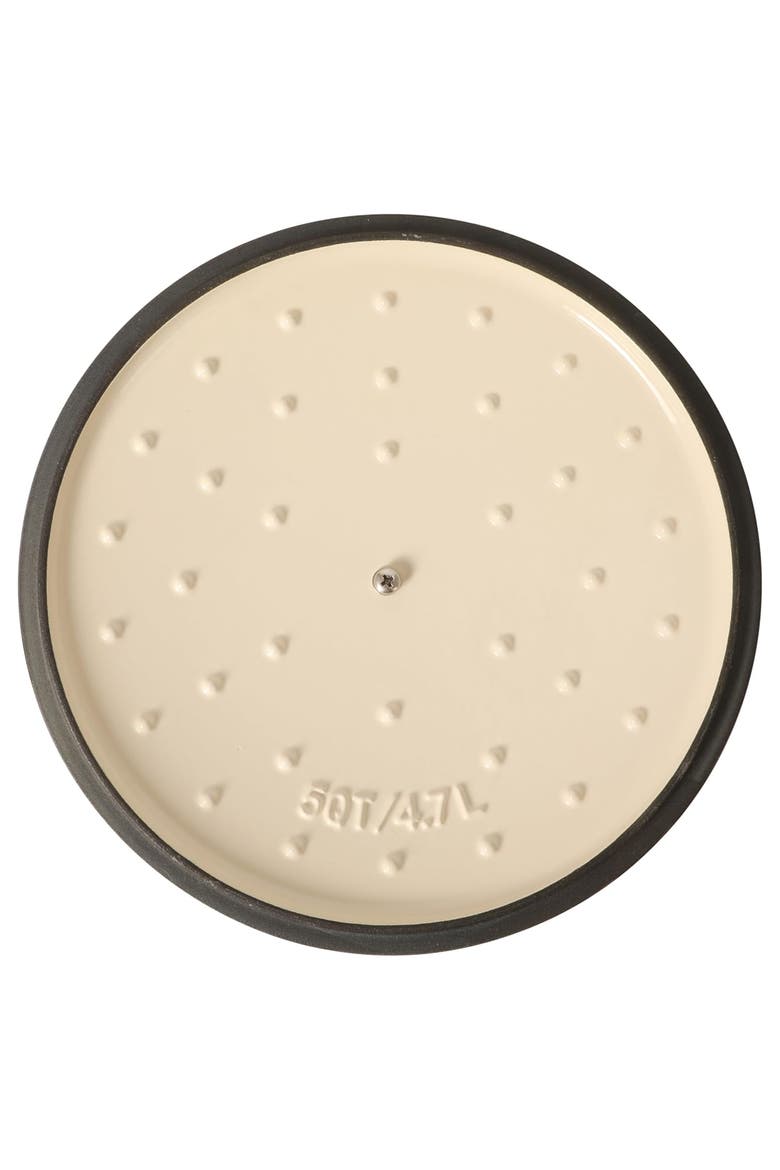 5 Quart Enameled Cast Iron Dutch Oven in Gradient Taupe, Alternate, color, Taupe