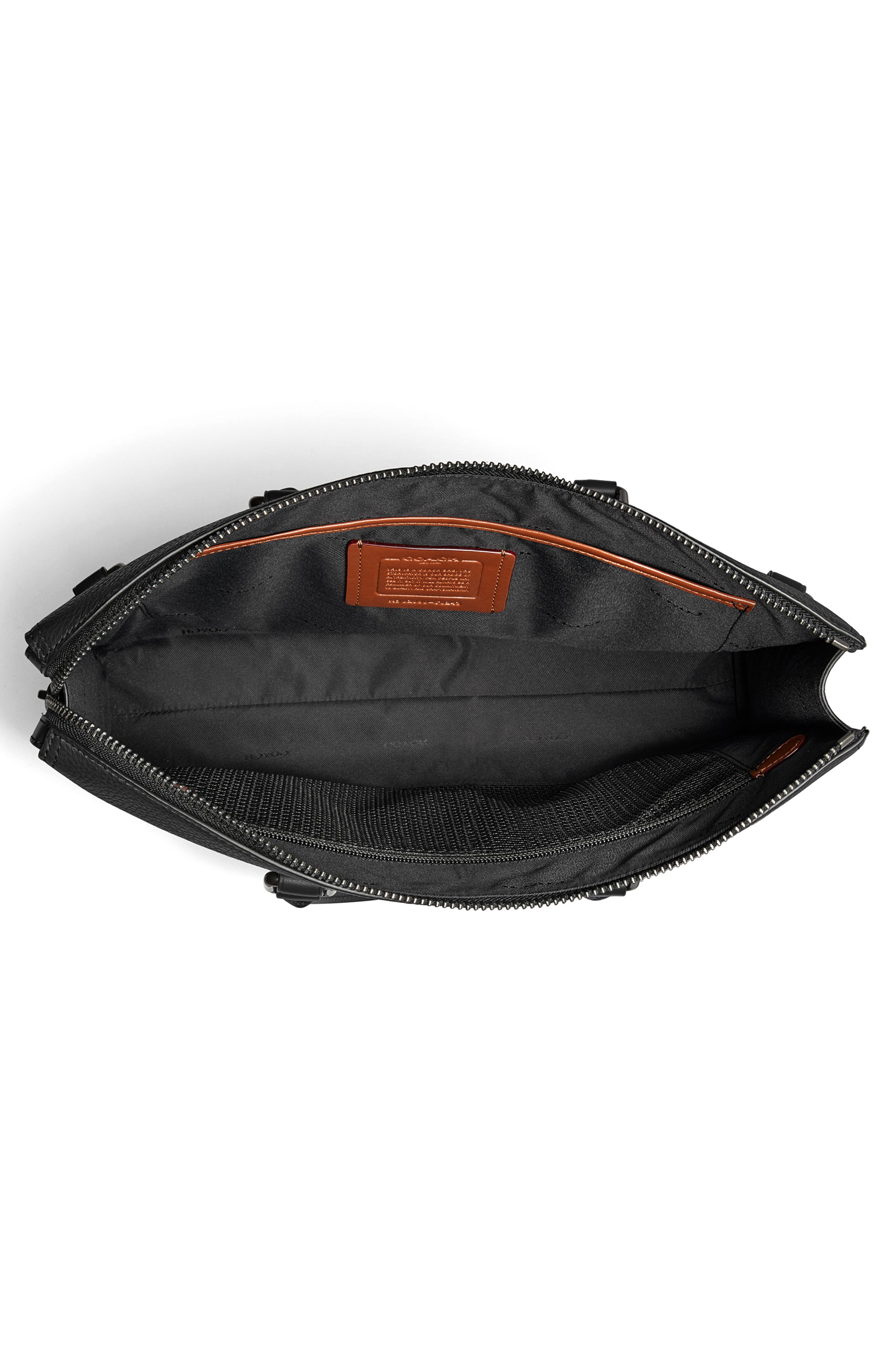 COACH Gotham Embossed Leather Folio, Alternate, color, 