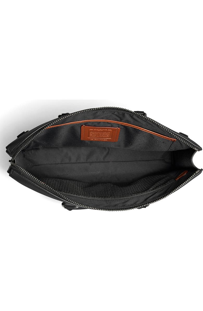 COACH Gotham Embossed Leather Folio, Alternate, color,