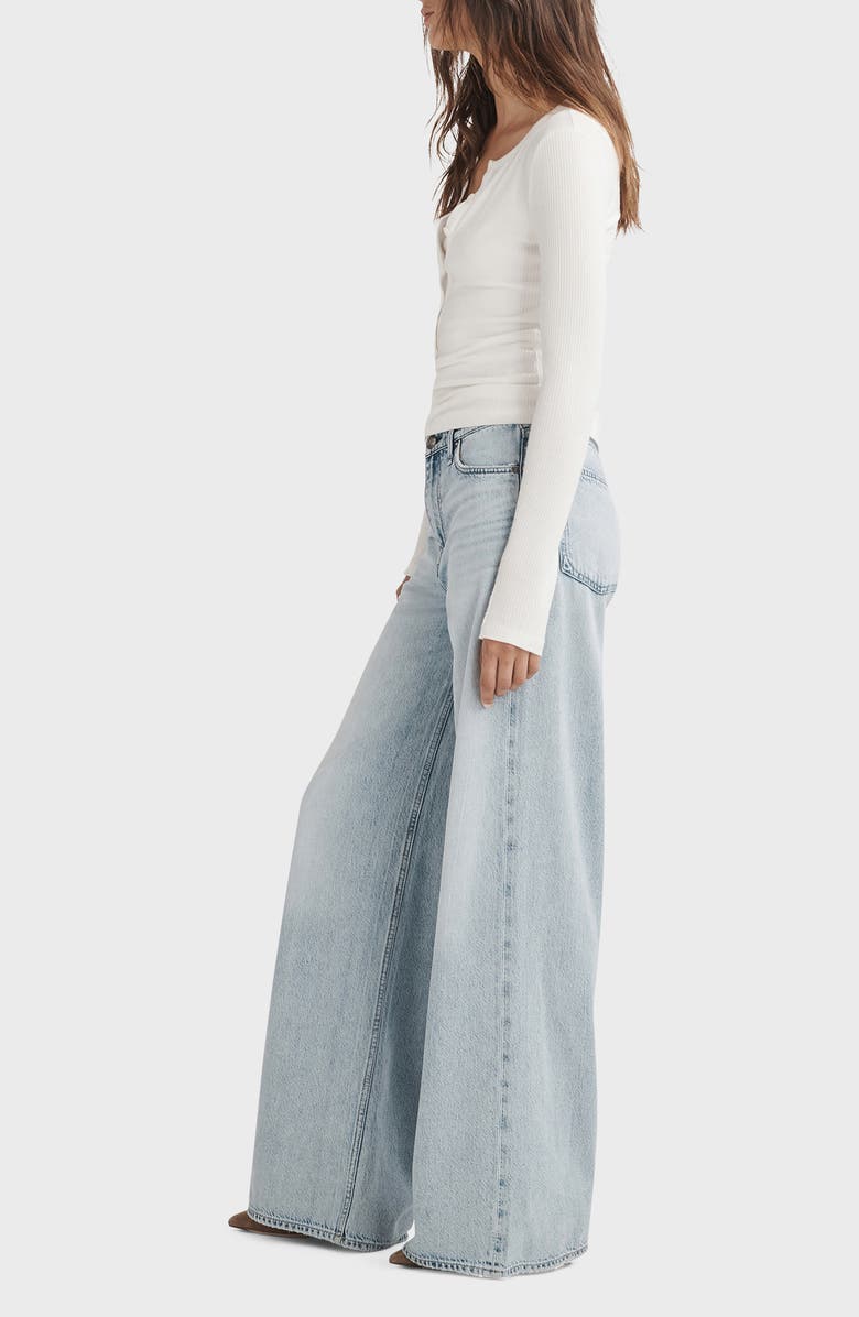 rag & bone Sofie Featherweight Wide Leg Jeans, Alternate, color, Kierra