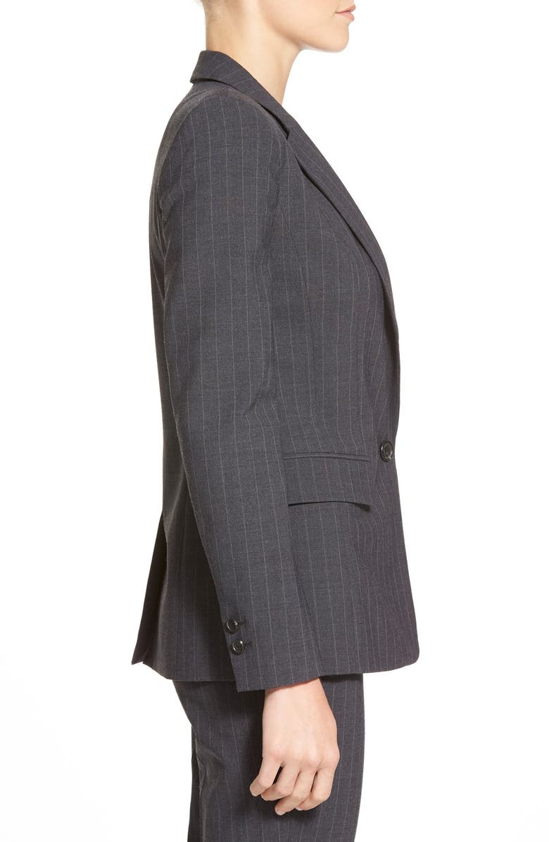 Halogen<sup>®</sup> Pinstripe Stretch Suiting Jacket, Alternate, color,