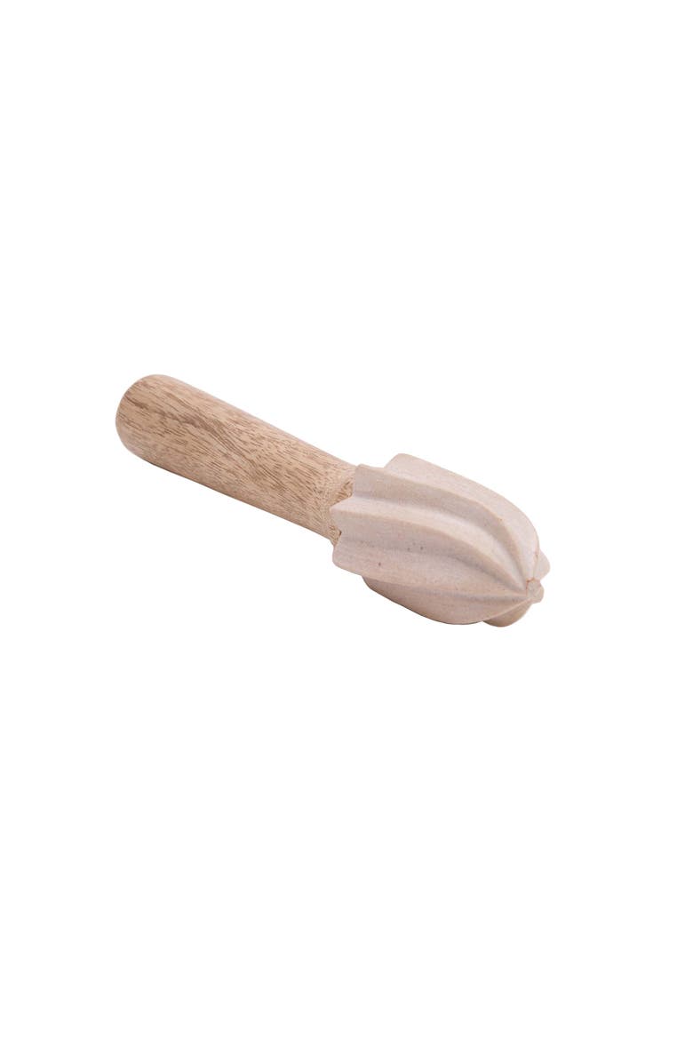 Abigail Marble Lemon Reamer, Main, color, Off-White