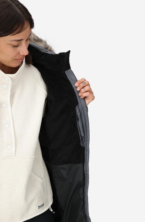 Marmot Montreal 700 Fill Power Down Parka In Blue