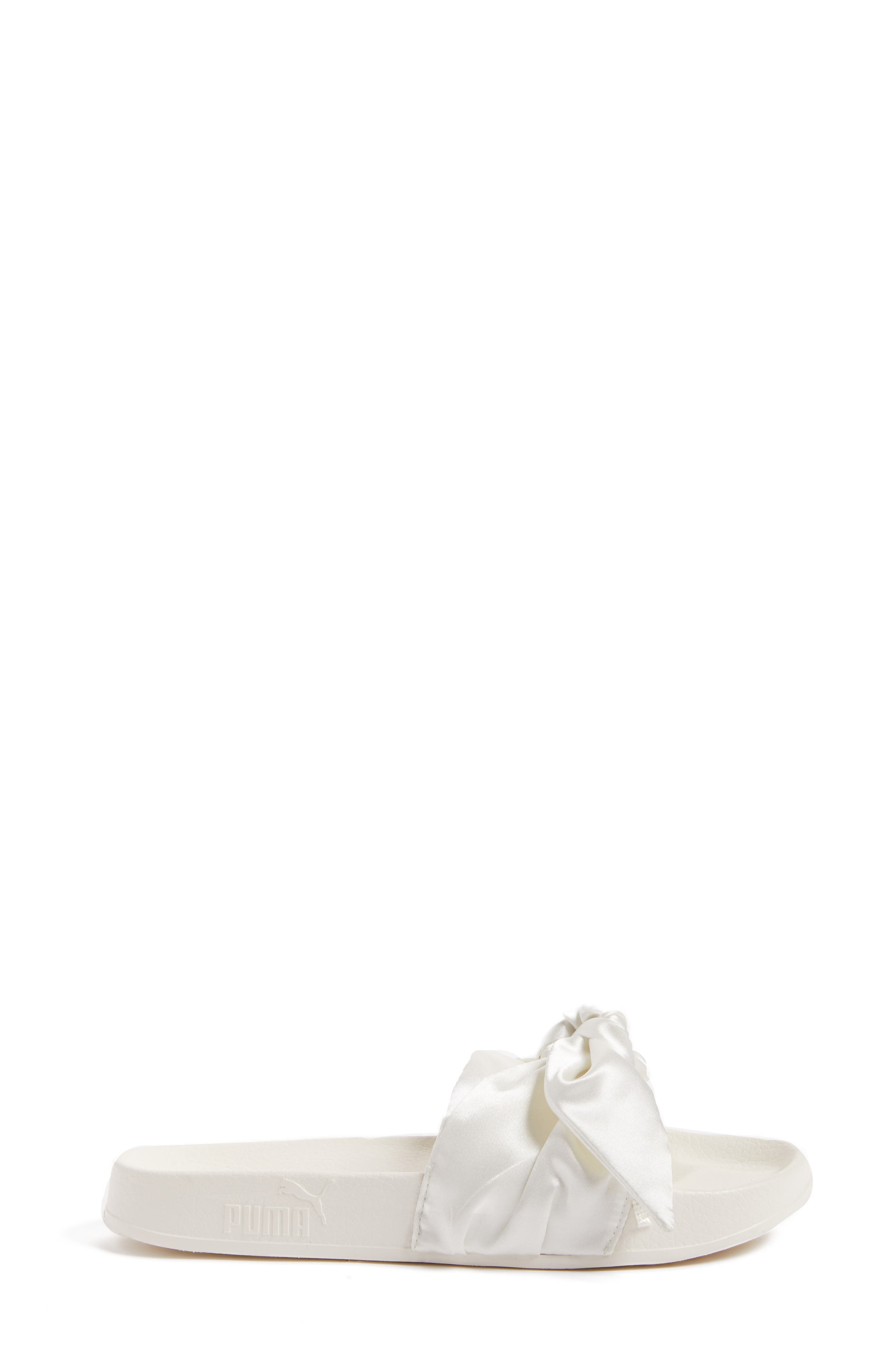 FENTY PUMA by Rihanna Bow Slide, Alternate, color, MARSHMALLOW