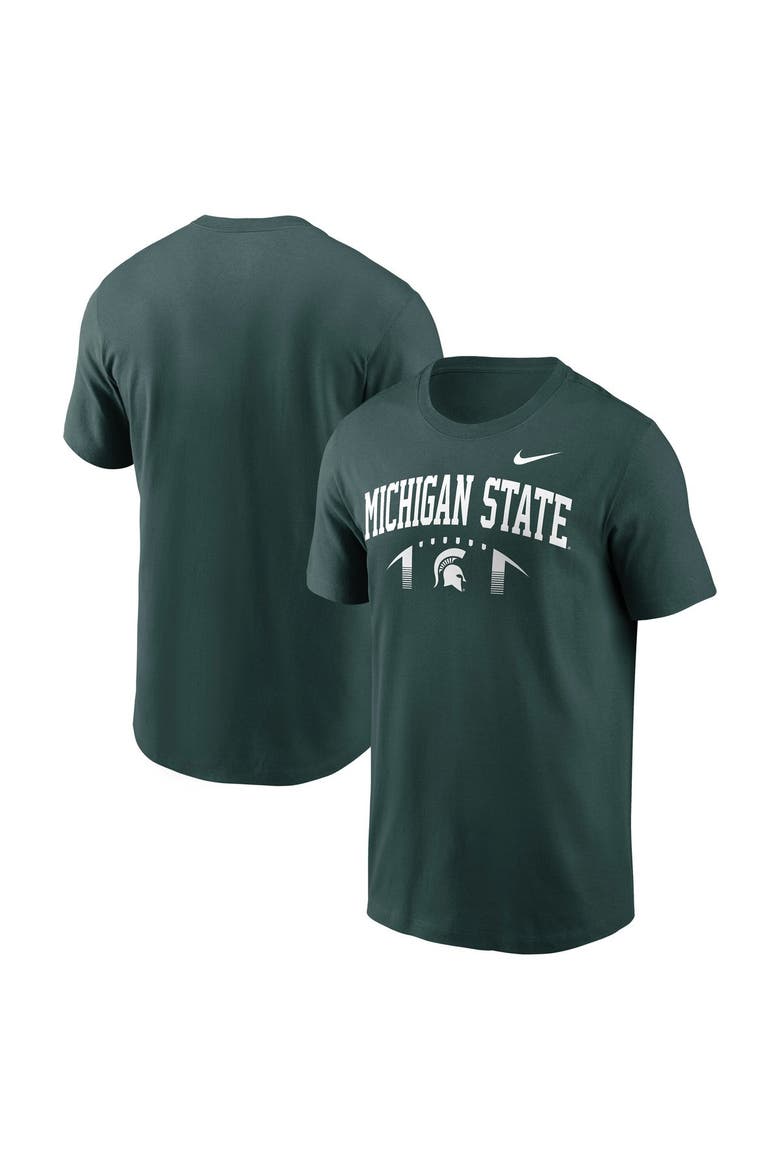 Men's Nike  Green Michigan State Spartans Primetime Football Icon T-Shirt, Alternate, color, Green