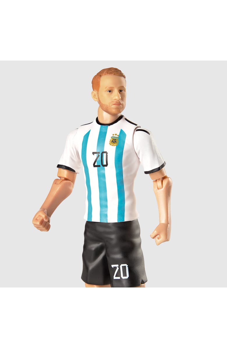 Banbo Toys SOCKERS Argentina AFA Mac Allister 8" Collectible Soccer Action Figure, Alternate, color, Blue