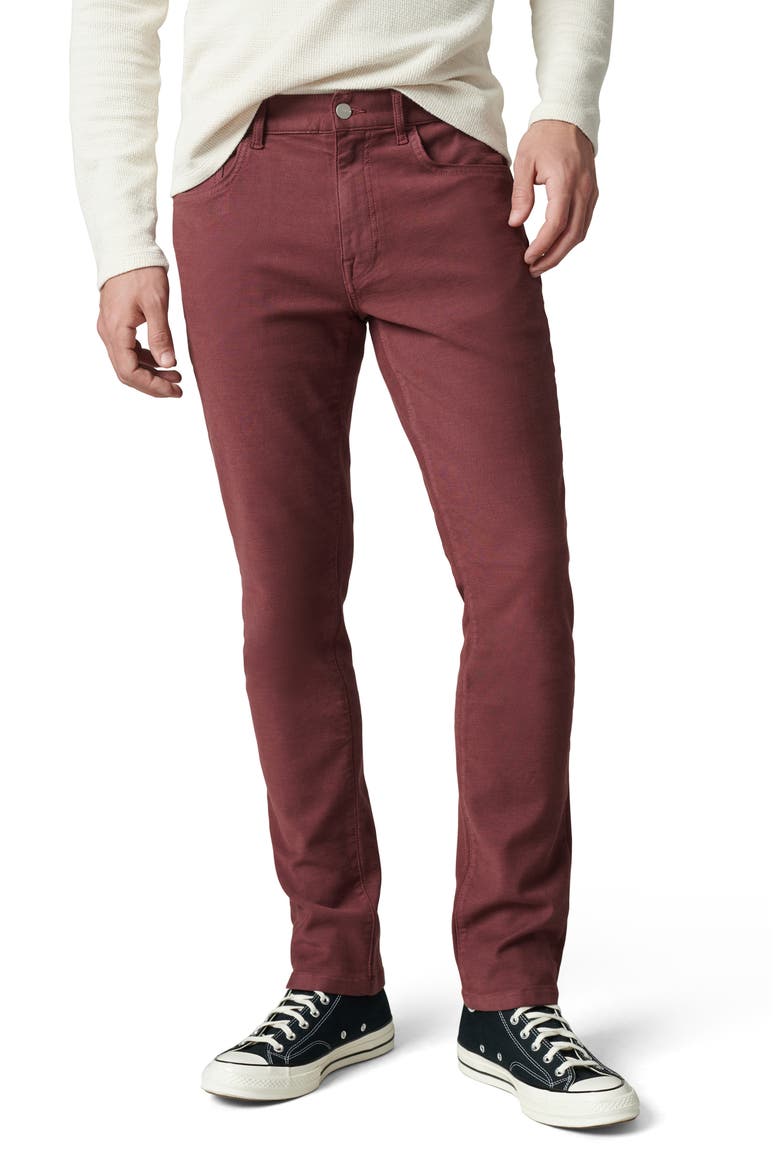 The Airsoft Asher Slim Fit Terry Jeans, Main, color, MERLOT