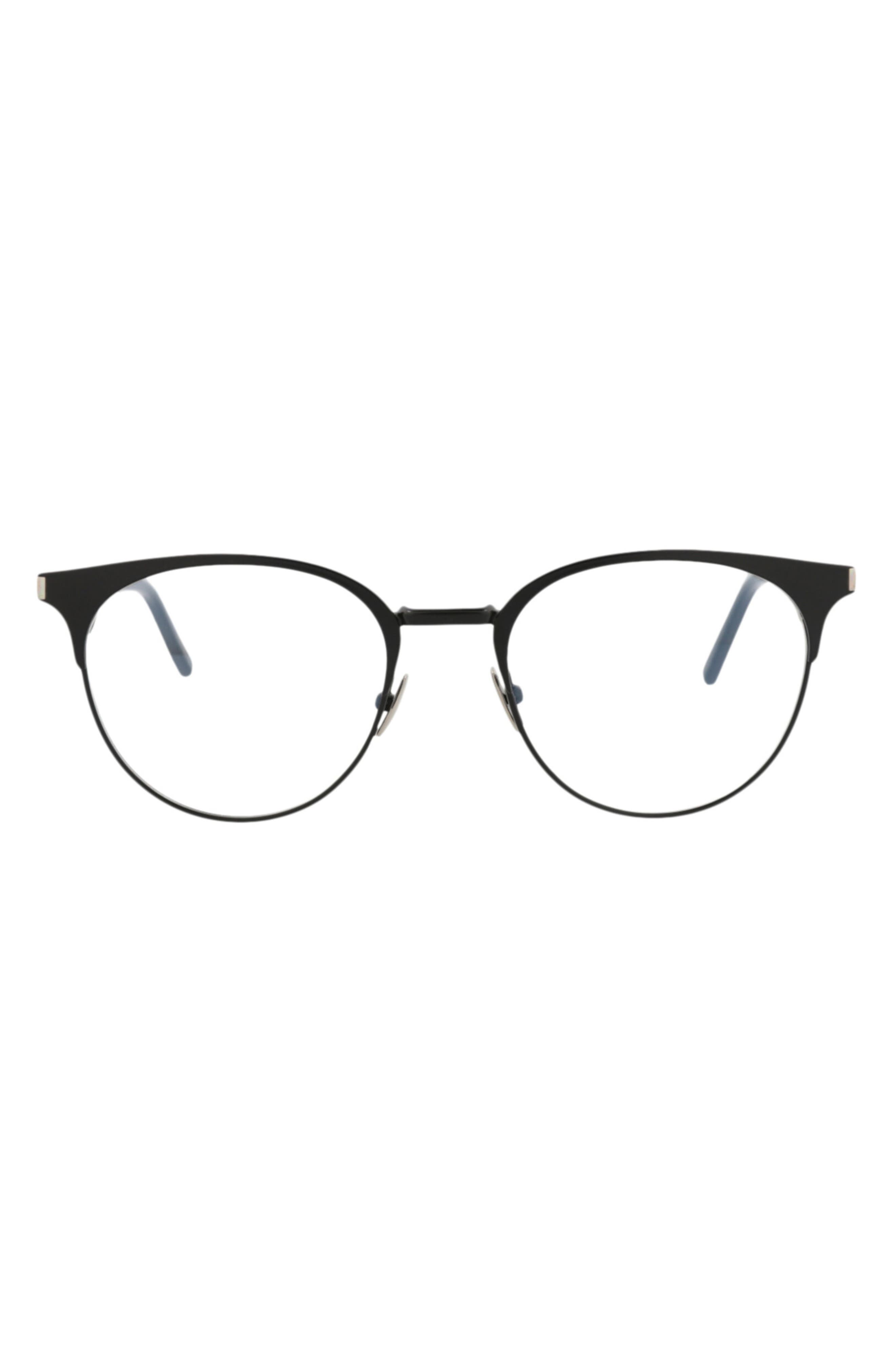 Saint Laurent 52mm Round Optical Glasses