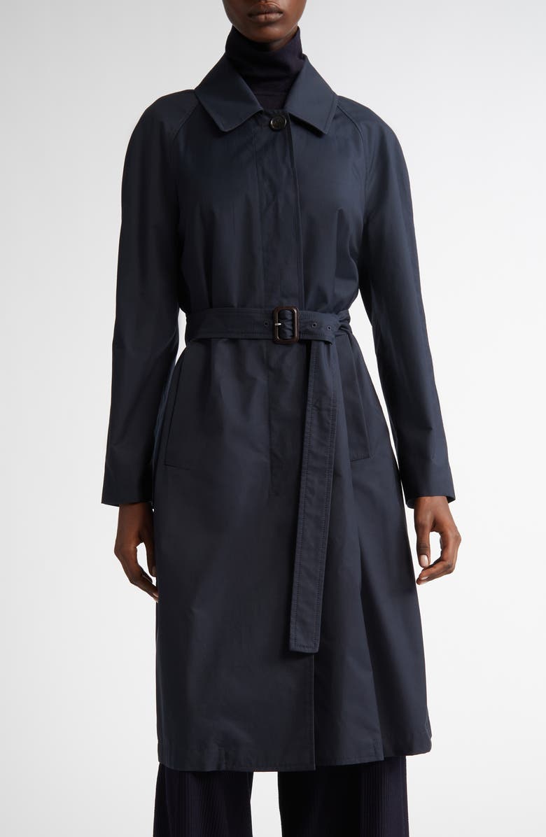 Max Mara Orleans Belted Raincoat, Main, color, 