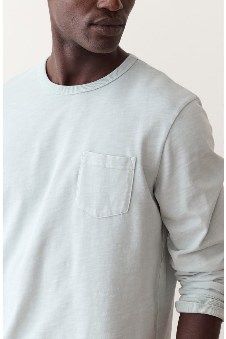 Luxe Slub Long Sleeve Pocket T-Shirt, Alternate, color, BALLAD BLUE