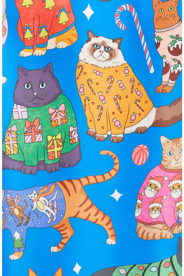 Christmas Sweater Day Cats Pajamas, Alternate, color, TBC