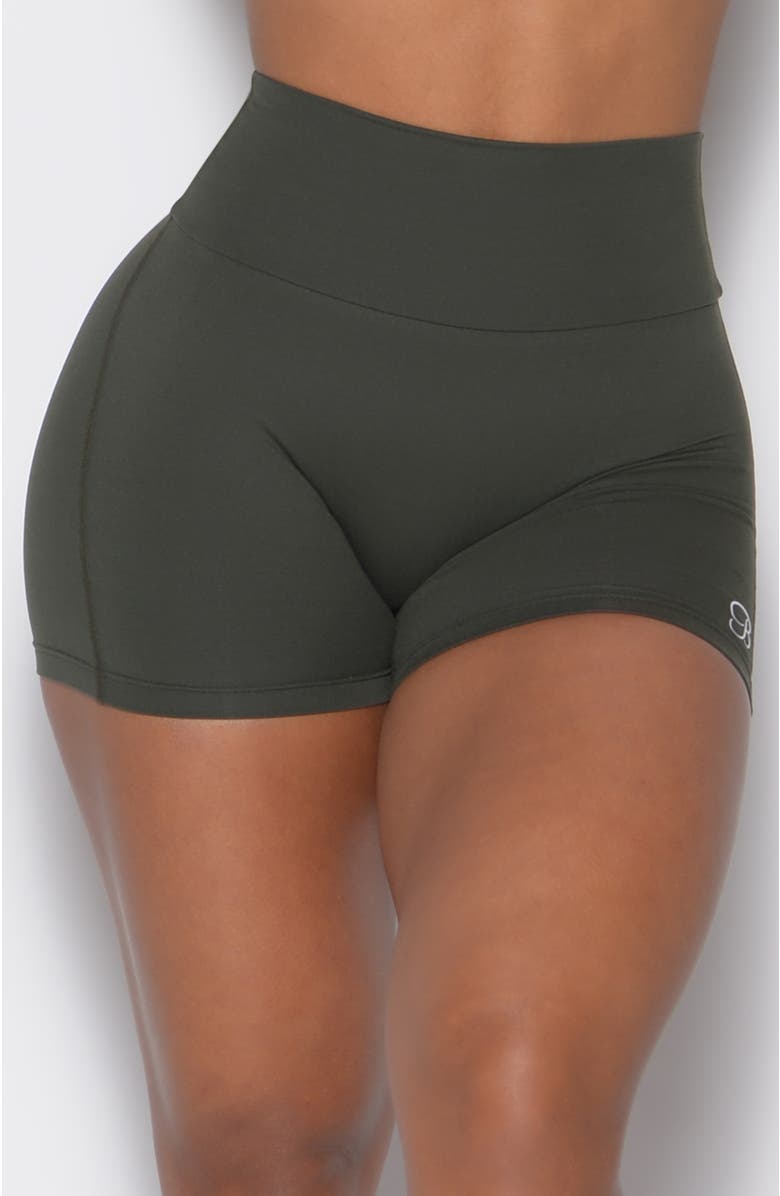 Bombshell Sportswear Smooth Shorts, Alternate, color, Deep Ivy
