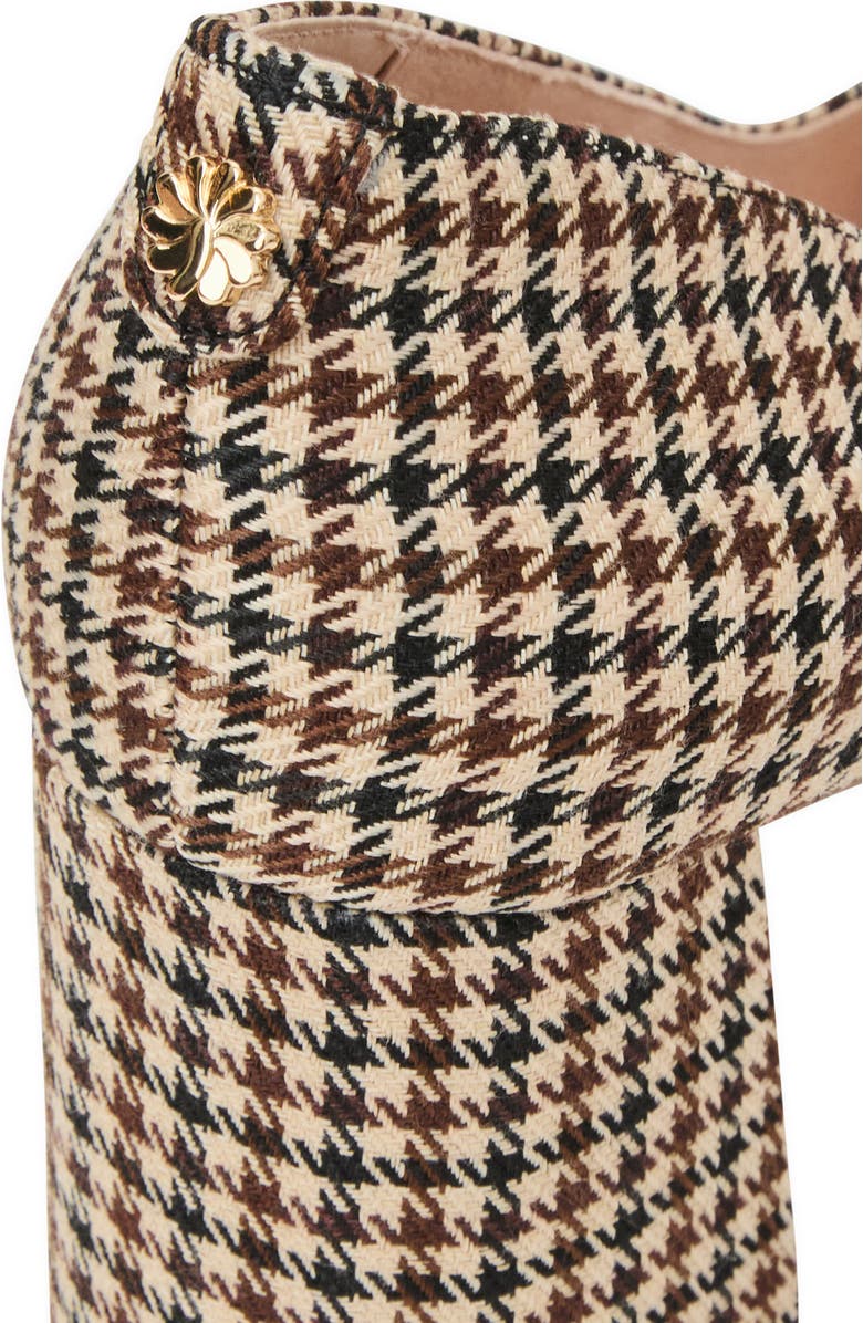 Jack Rogers Lenora Houndstooth Pump, Alternate, color, Brown Multi