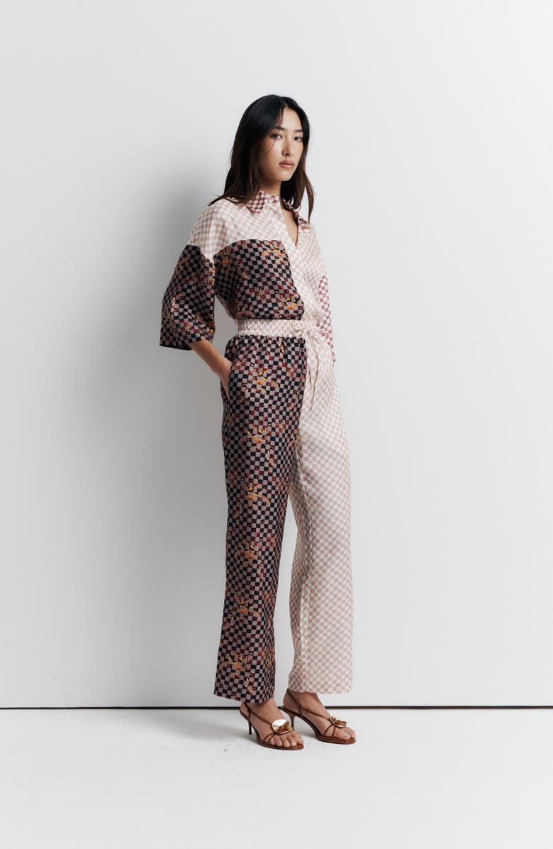 Romy June Pant collaboration with Phoebe Willis, Alternate, color, Checkmate