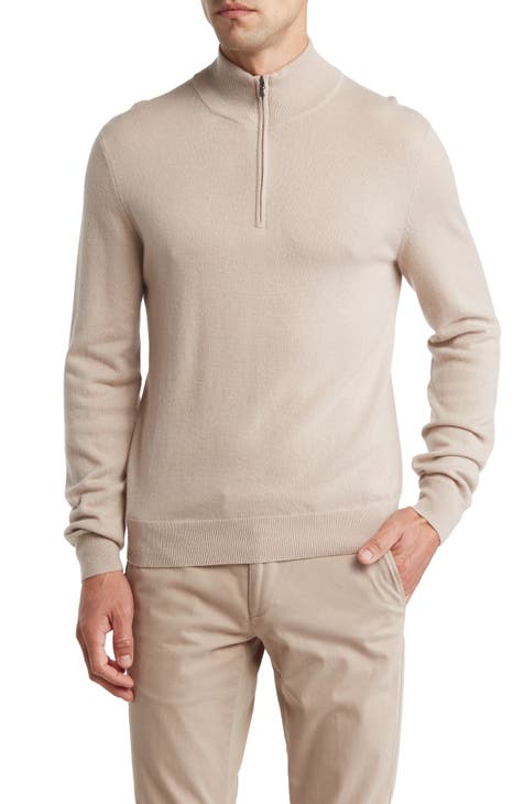 Cashmere Quarter-Zip Pullover