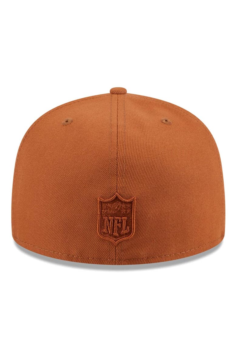 New Era Men's  New Era Brown San Francisco 49ers Color Pack 59FIFTY Fitted Hat, Alternate, color, 