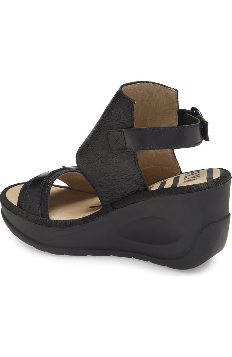 Fly London Jeno Wedge Sandal, Alternate, color,